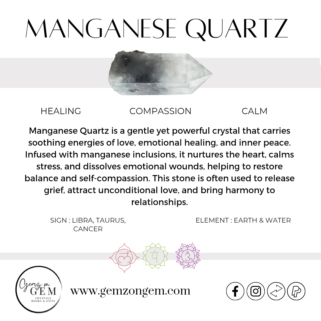 Manganese Quartz Freeform