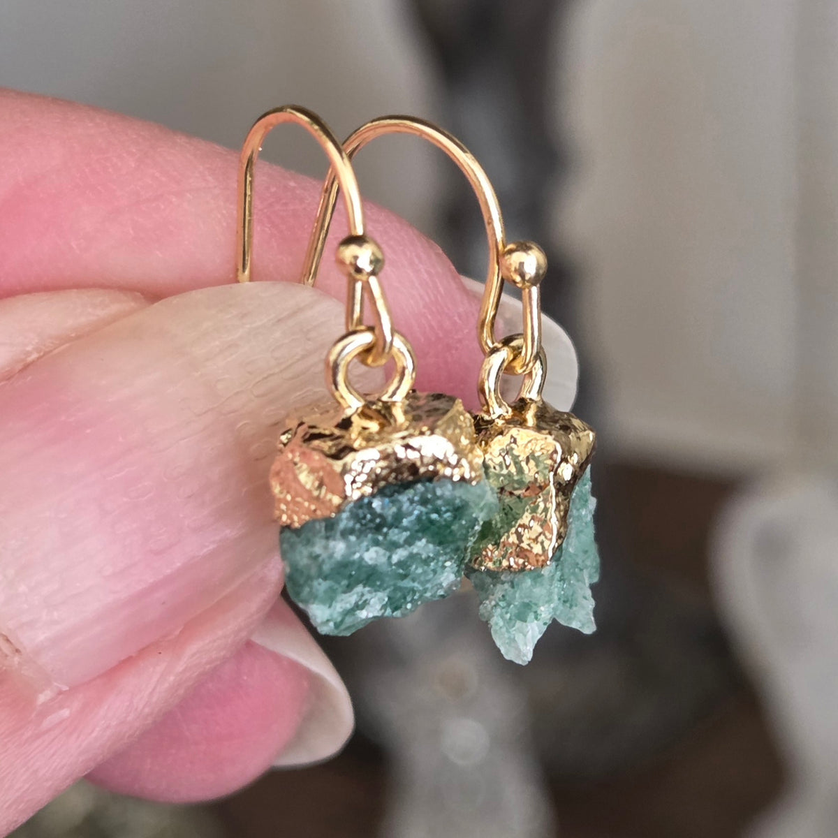 Green Aventurine Earrings