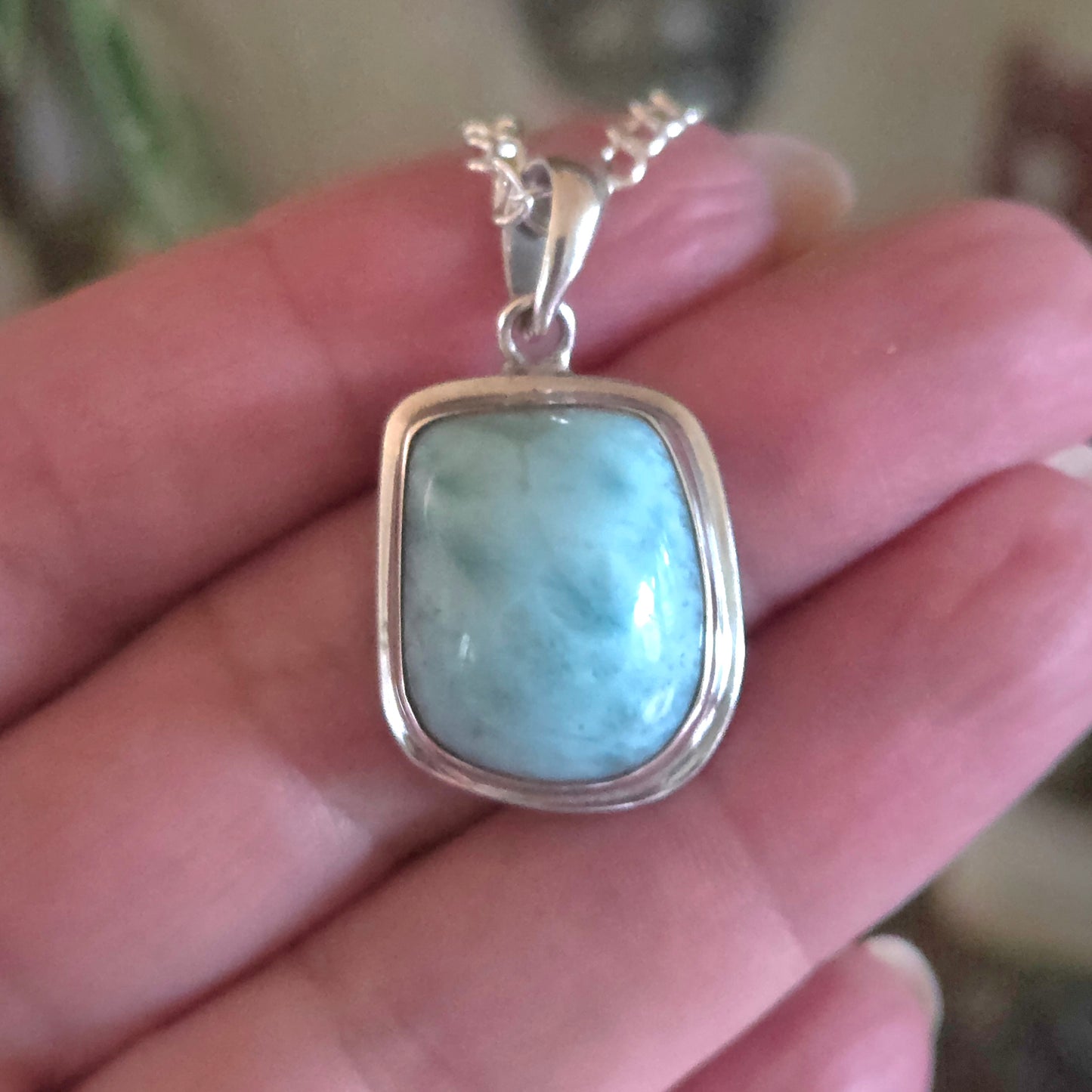 Larimar Pendant