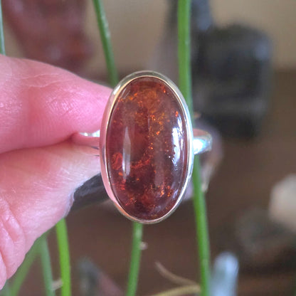 Amber Ring Size 10