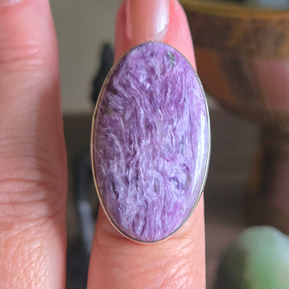 Charoite Ring Size 5