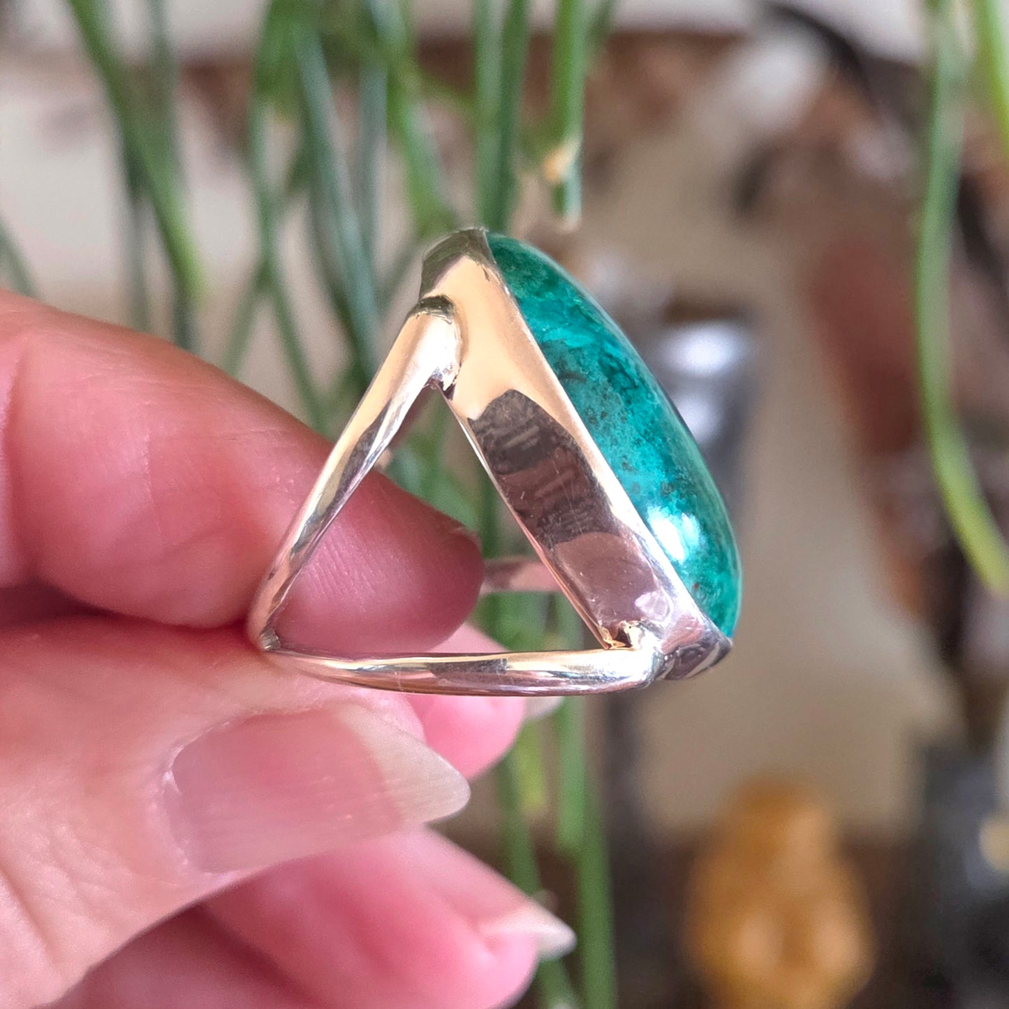 Chrysocolla Ring Size 10