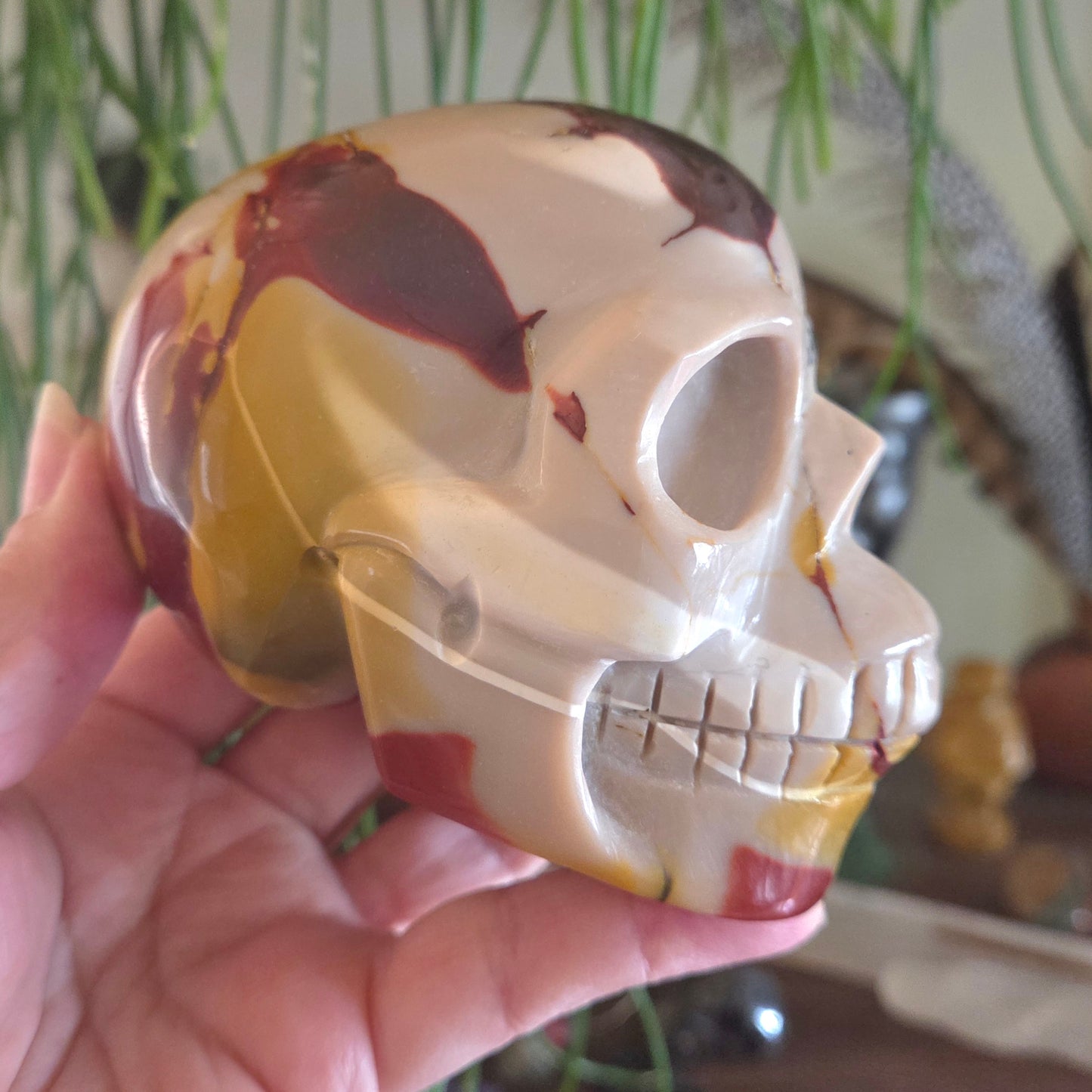 Mookaite Jasper Skull 820Gm