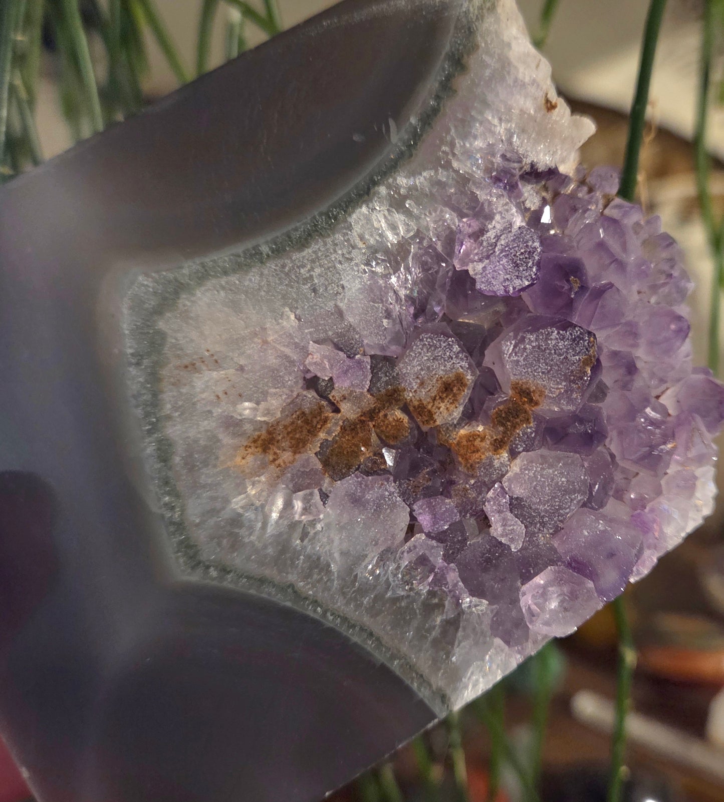 Amethyst Citrine Slice