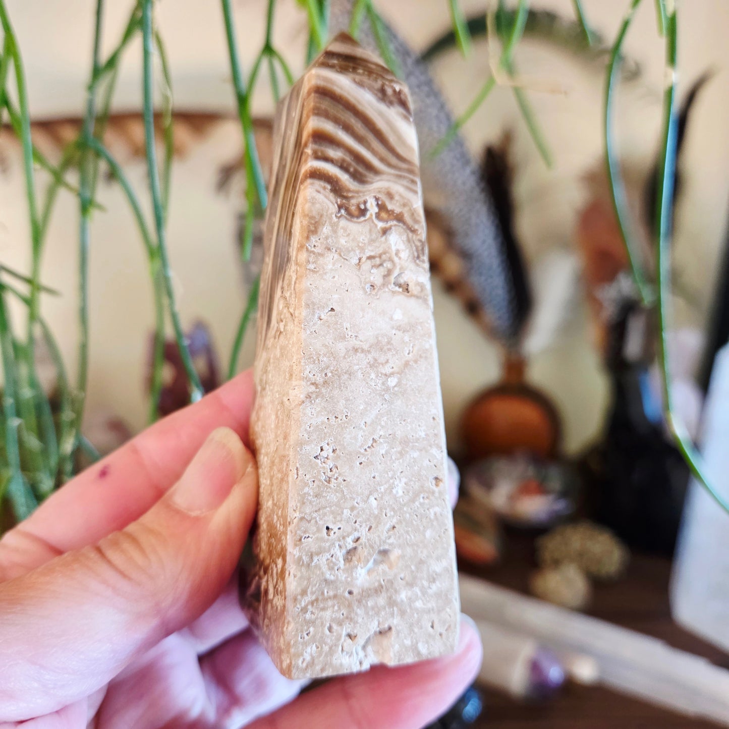 Chocolate Calcite Tower