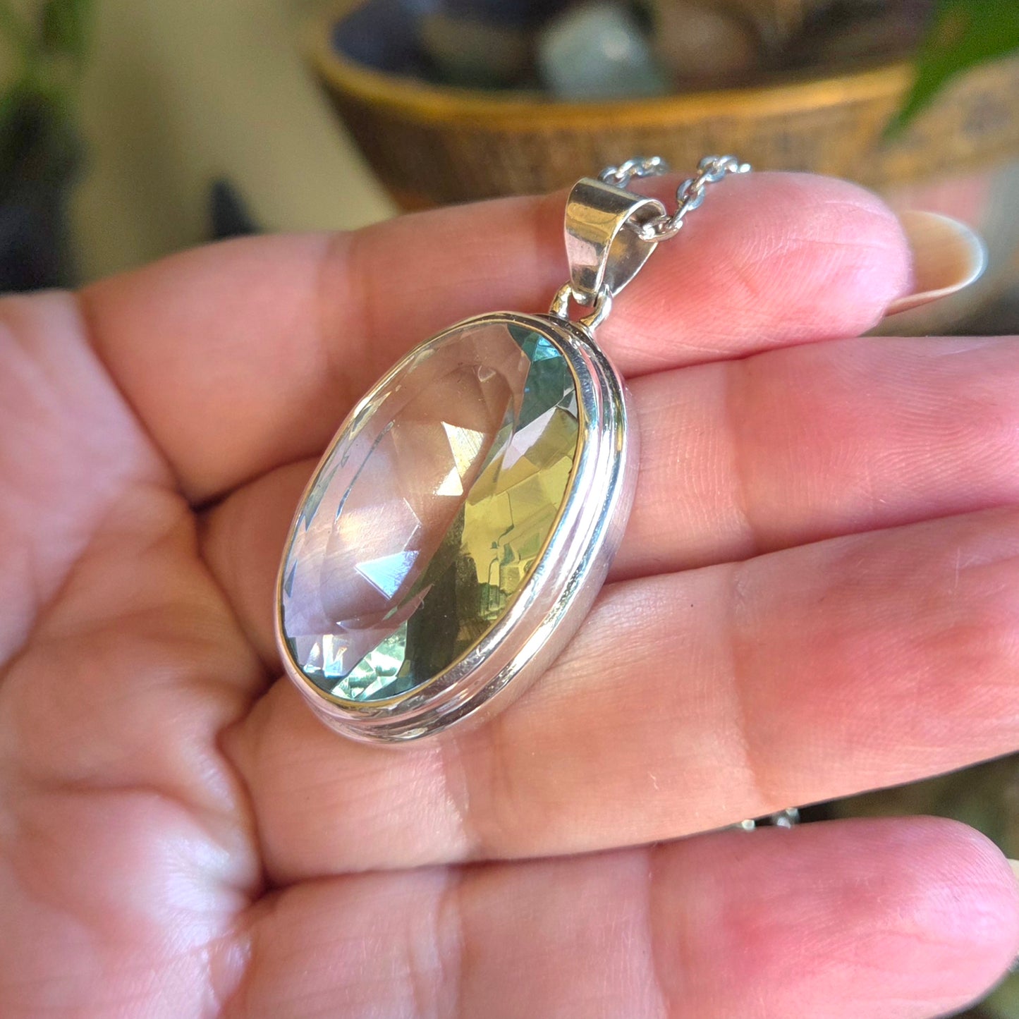 Blue Topaz Pendant