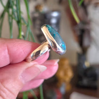 Shattuckite Ring Size 8