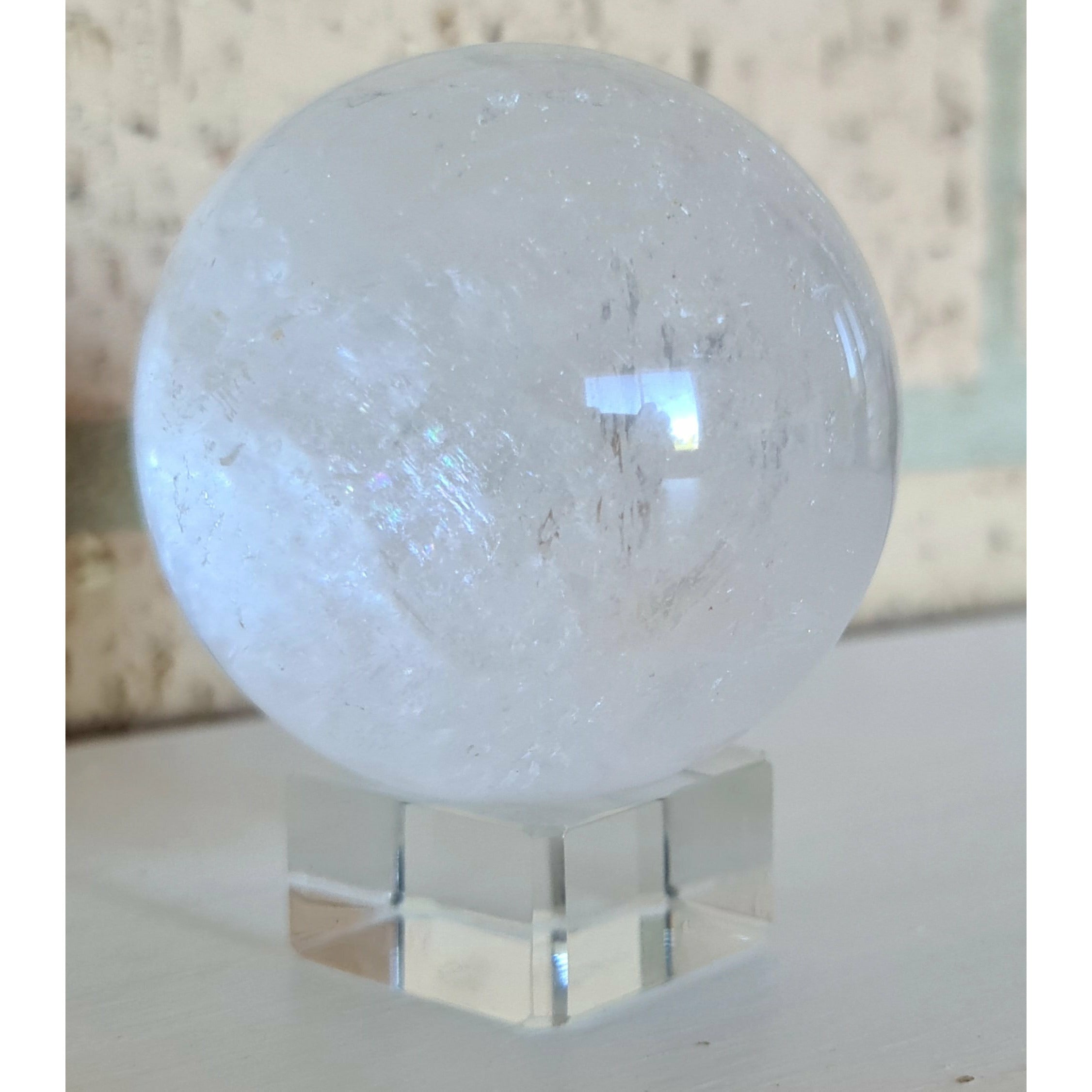 CLEAR QUARTZ SPHERE