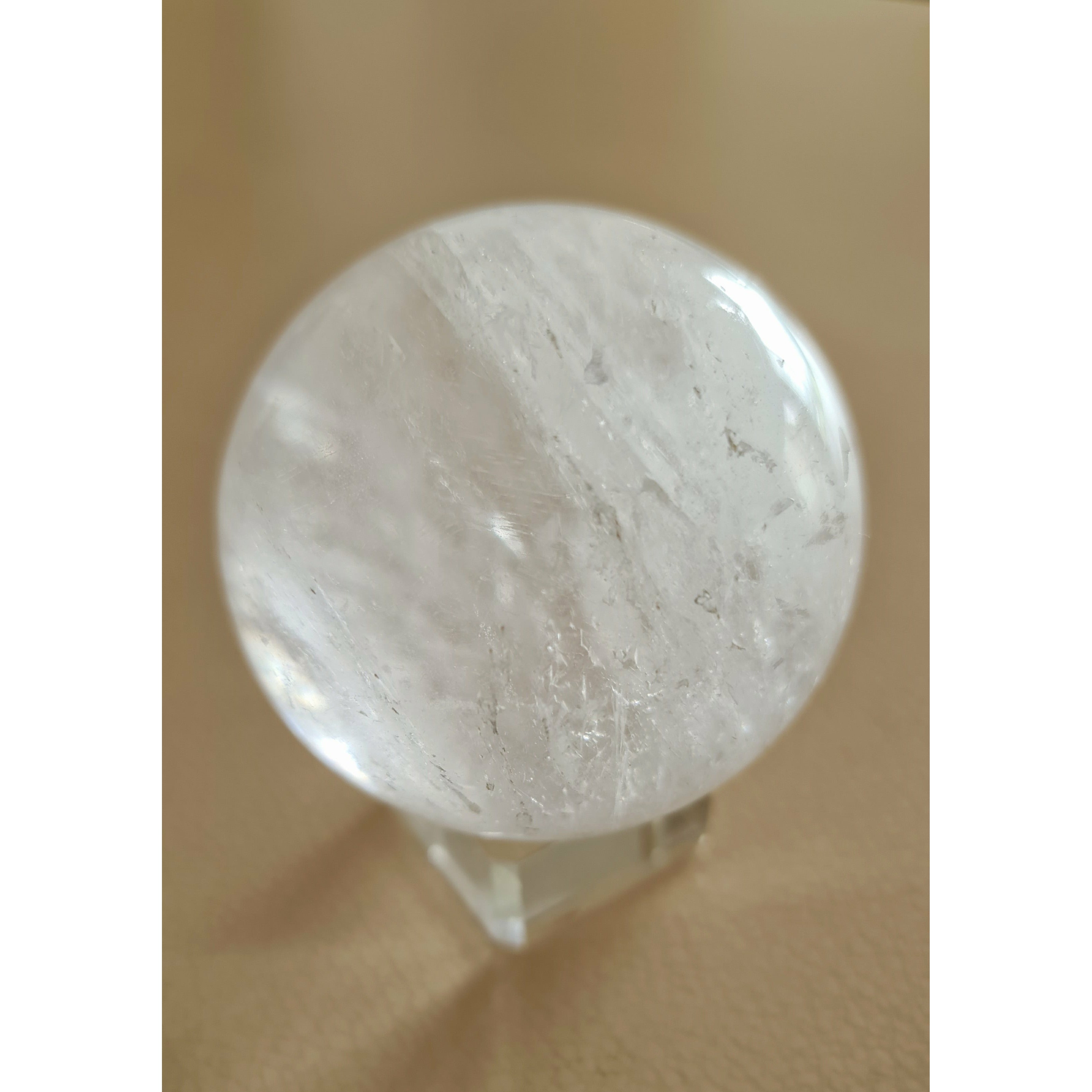 CLEAR QUARTZ SPHERE