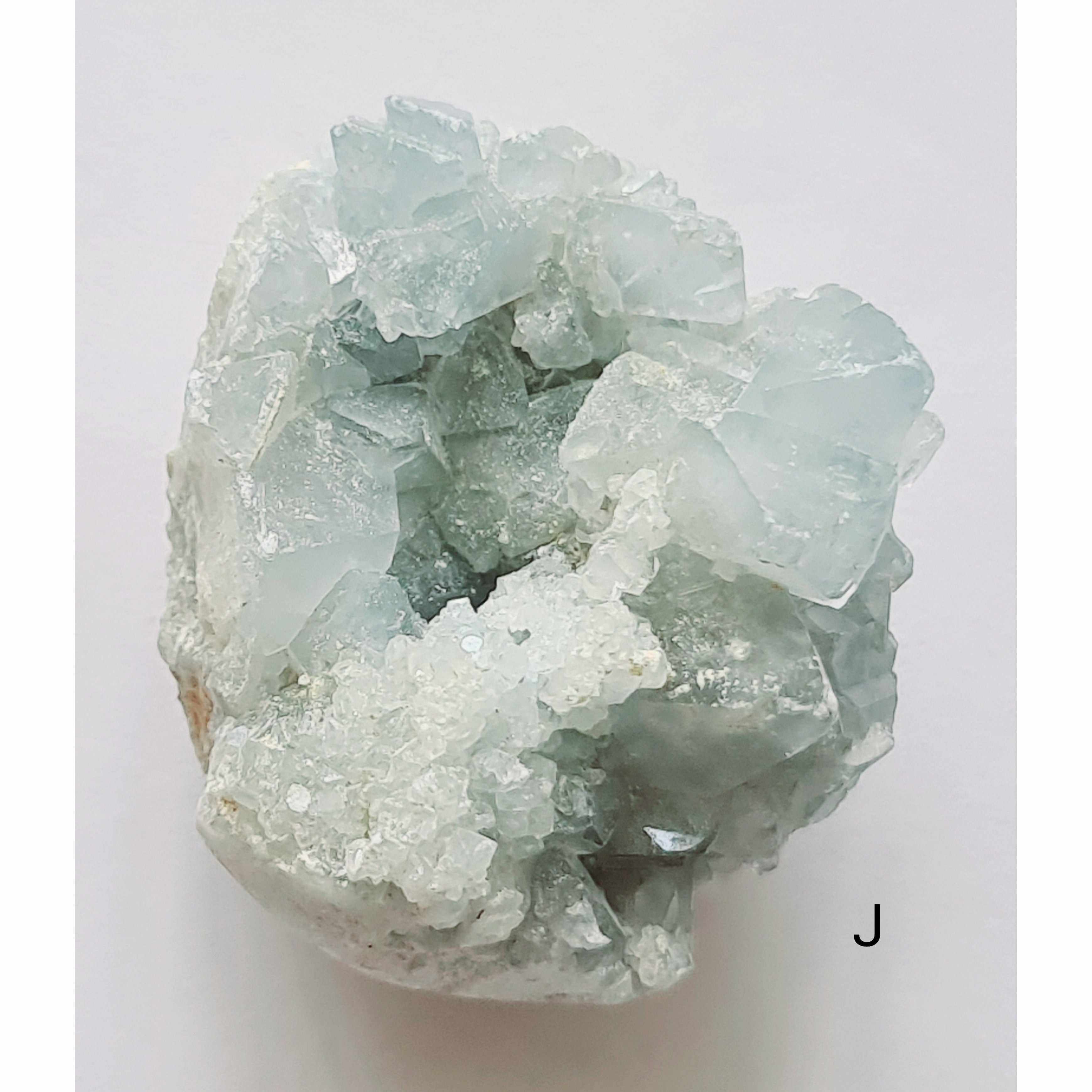 BLUE CELESTITE CLUSTER