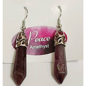 CRYSTAL POINT EARRINGS