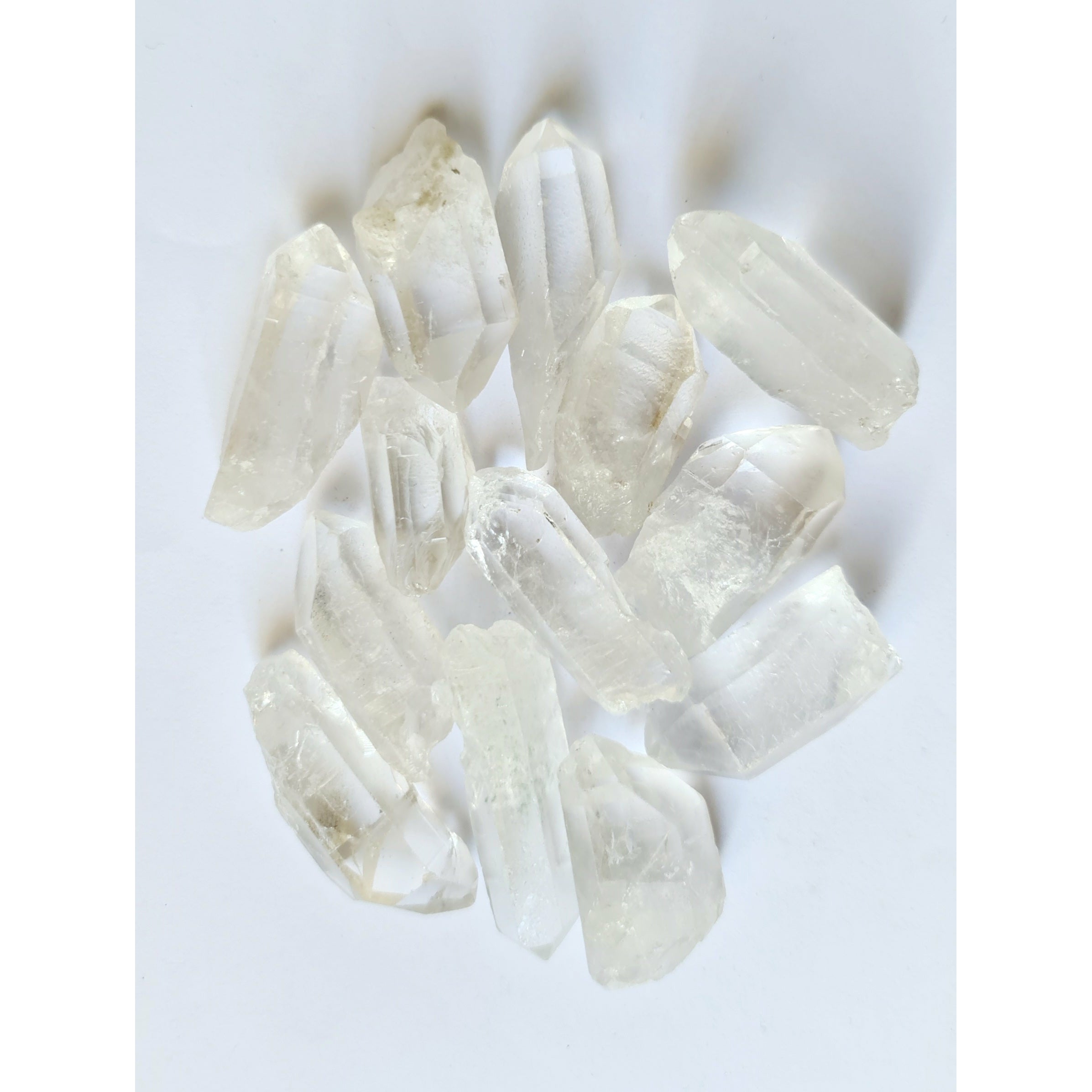 CLEAR QUARTZ POINTS - LARGE