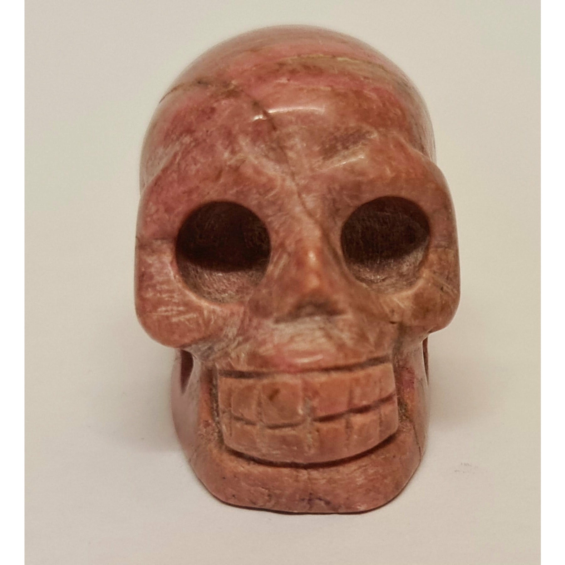 RHODONITE SKULL