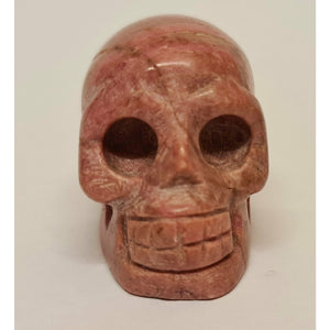 RHODONITE SKULL