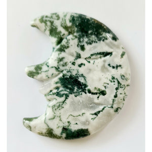 MOSS AGATE MOON