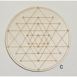 CRYSTAL GRID - 10CM - TIMBER
