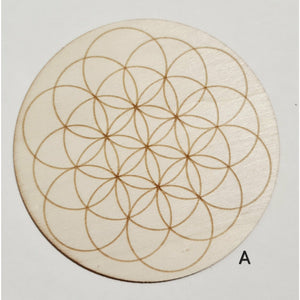 CRYSTAL GRID - 10CM - TIMBER