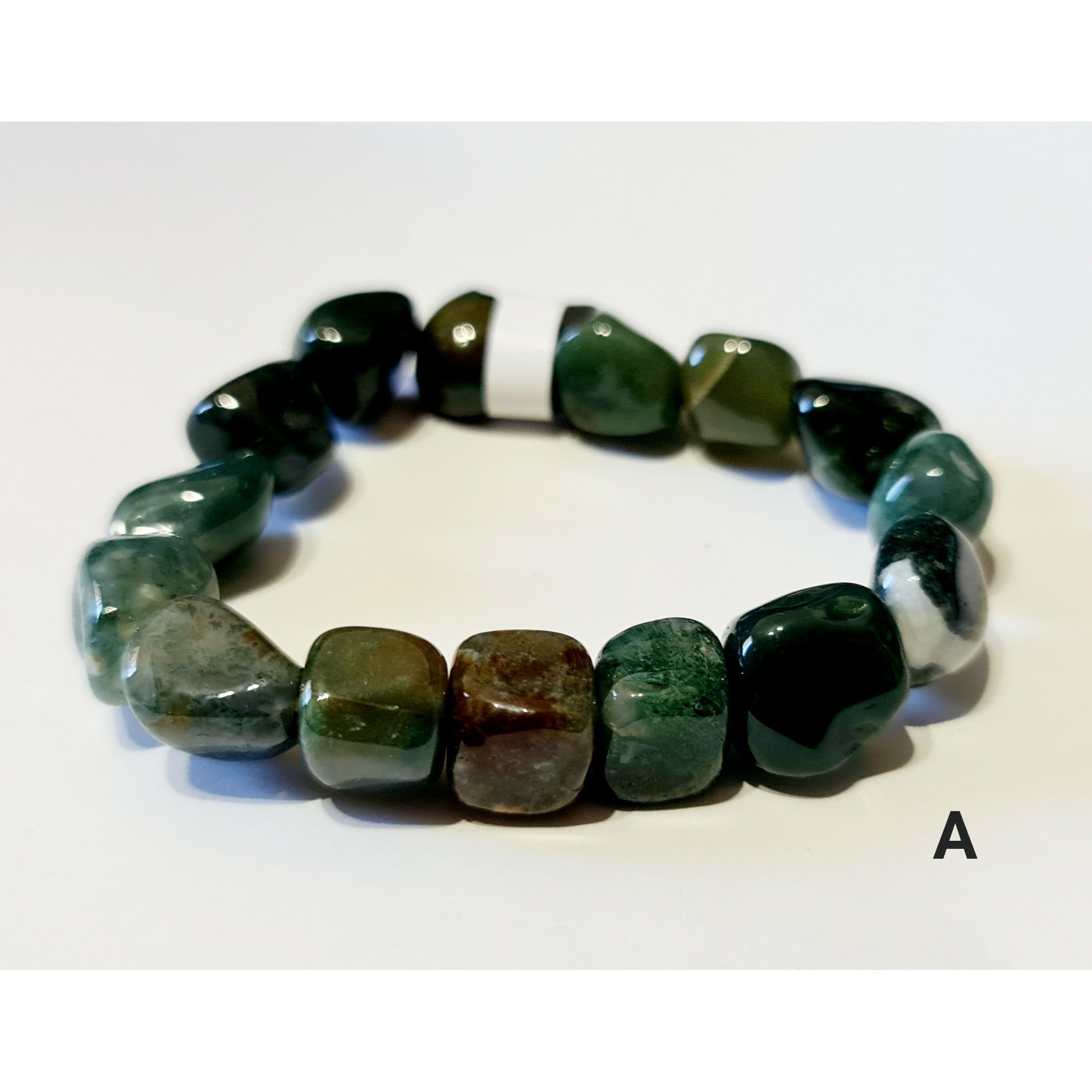 MOSS AGATE BRACELET