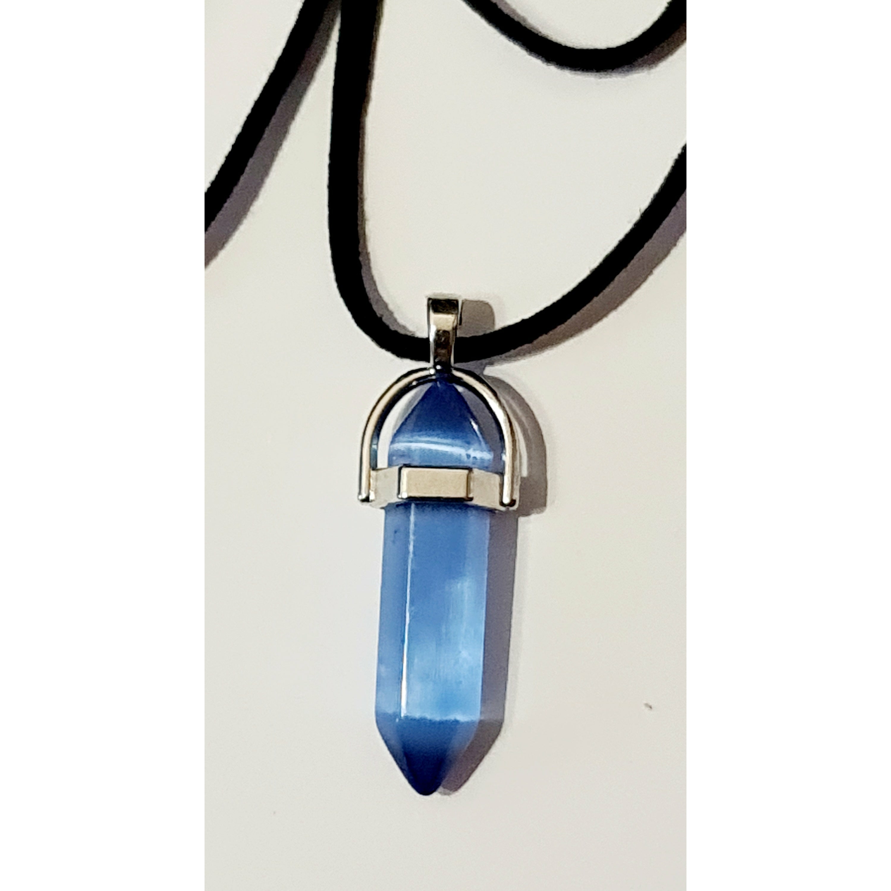 BLUE OBSIDIAN NECKLACE