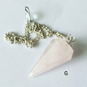 CRYSTAL PENDULUM - LARGE