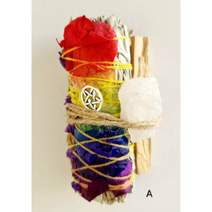SAGE SMUDGE & CRYSTAL