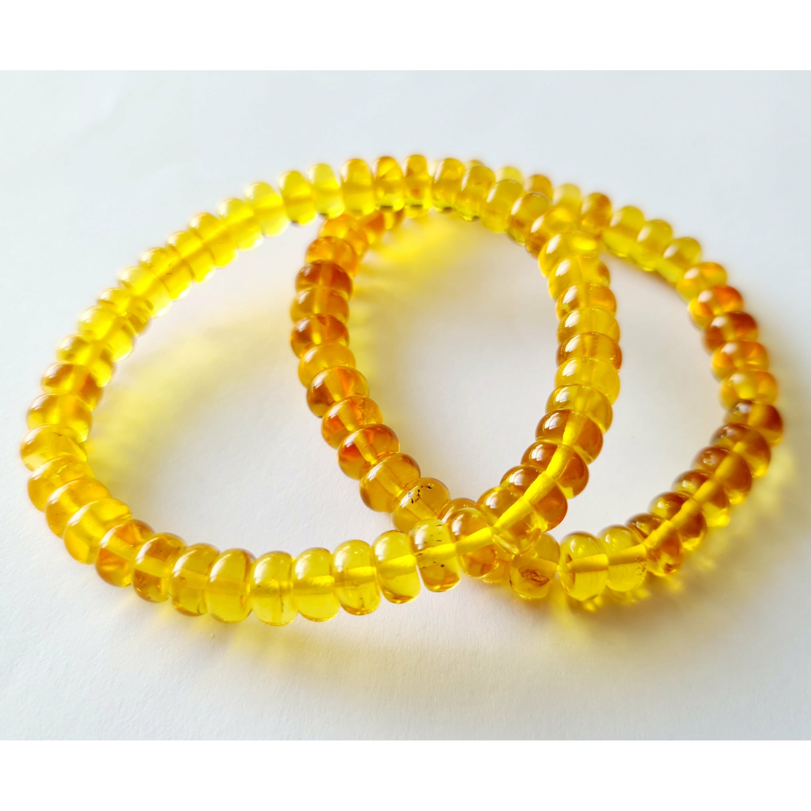 Wholesale Polished Multi Colours Large Yellow Natual Amber Stone Men Women  Bracelet From malibabacom