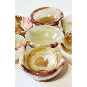 GREEN ONYX MINI BOWLS