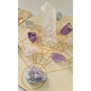 CRYSTAL GRID & CLEANSE KIT