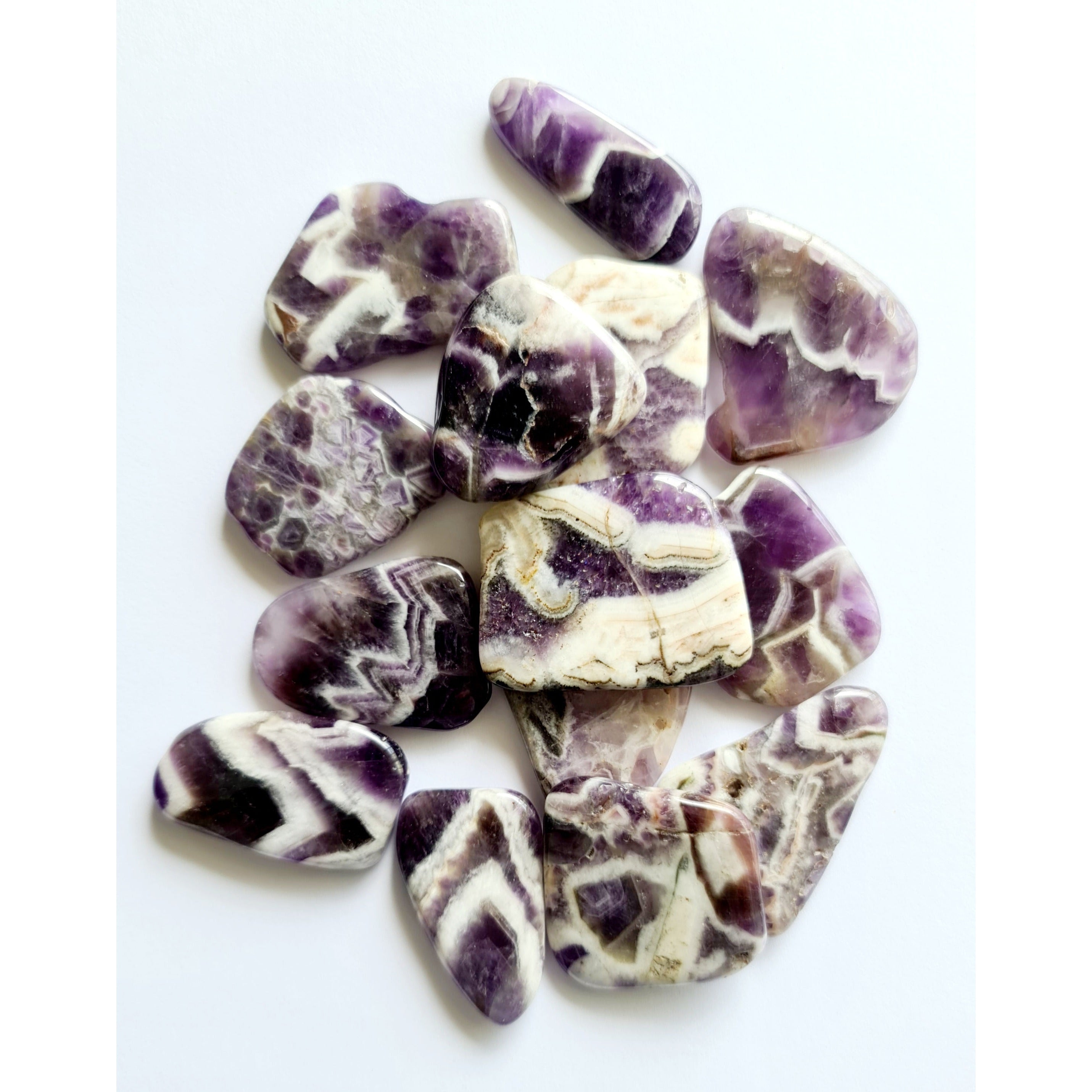 CHEVRON AMETHYST SLICE