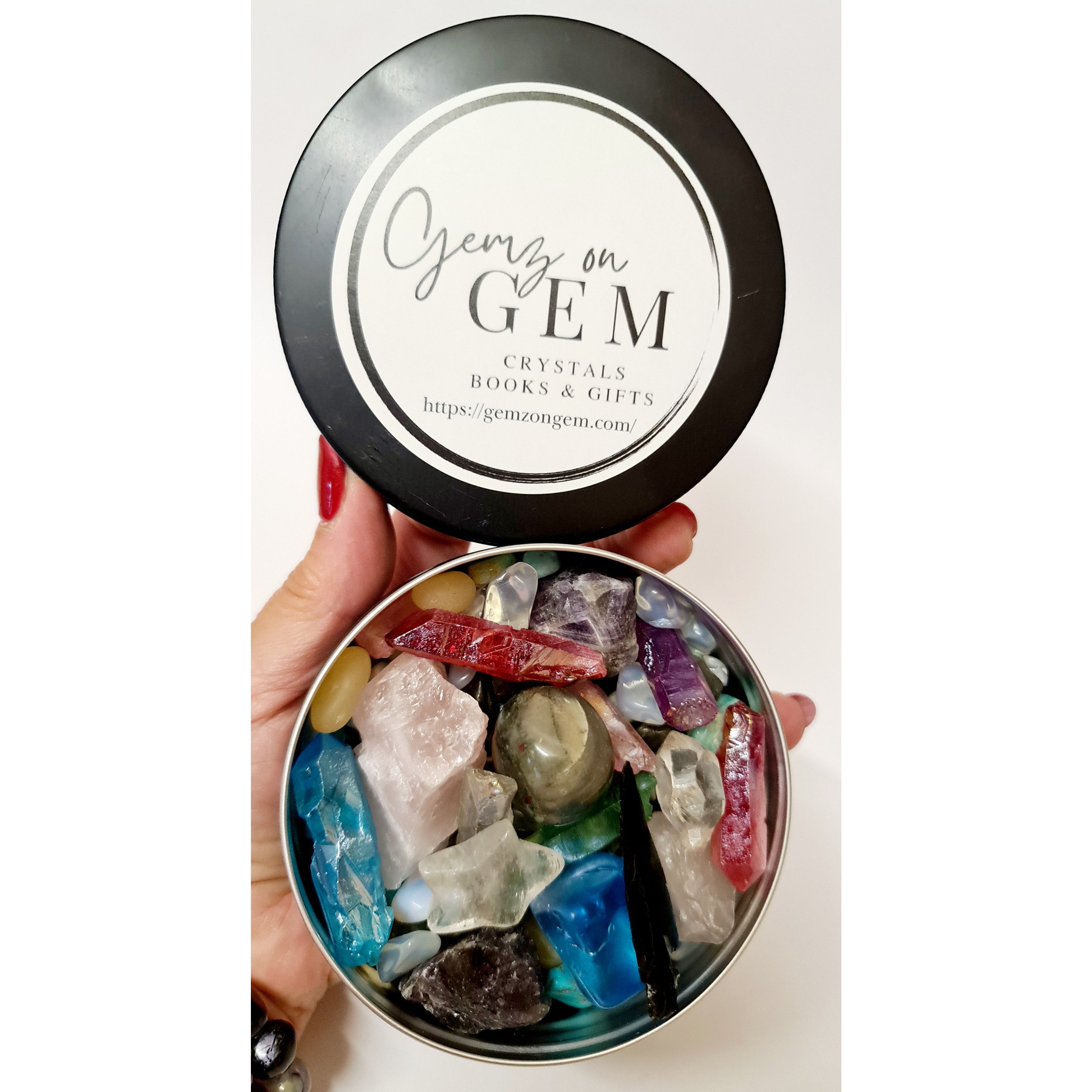 CRYSTAL MIX TIN - LARGE