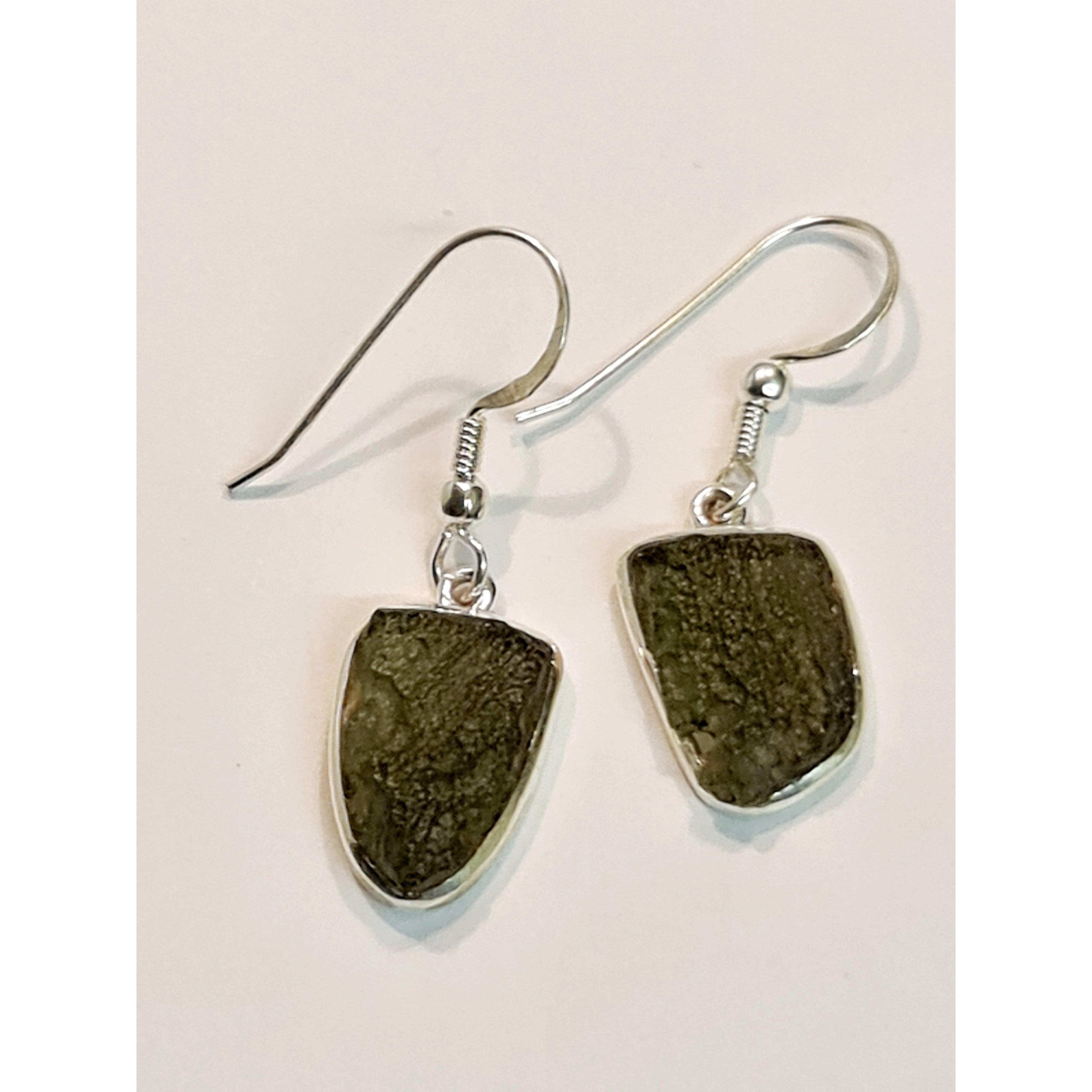 MOLDAVITE EARRINGS