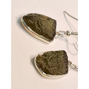 MOLDAVITE EARRINGS