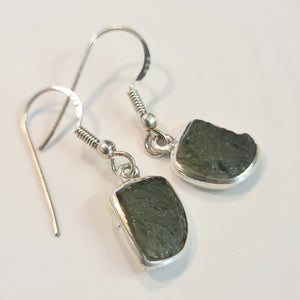 MOLDAVITE EARRINGS