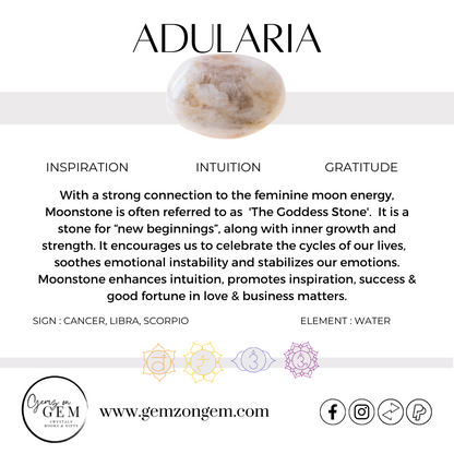 Cream Moonstone Tumble